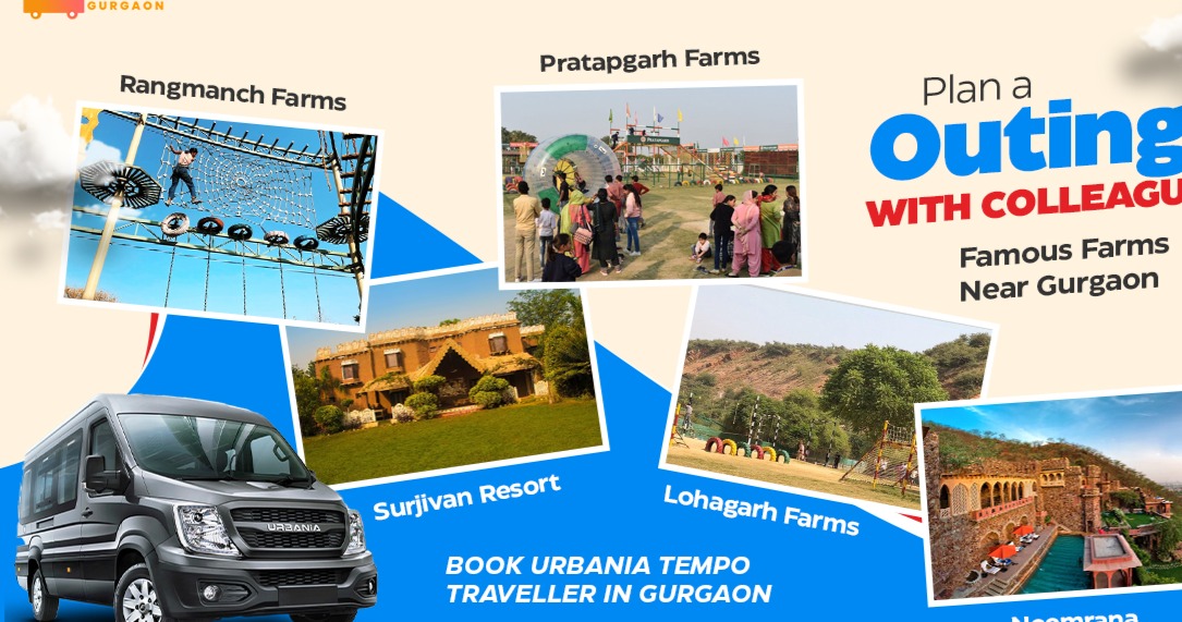 Plan an Office Outing to famous Farmhouses near Gurgaon