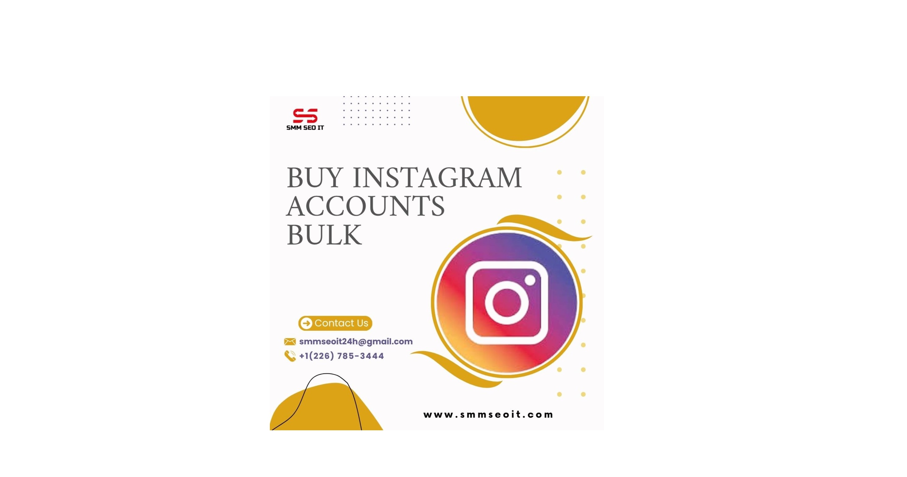 Buy Instagram Accounts Bulk - Get Started Today!