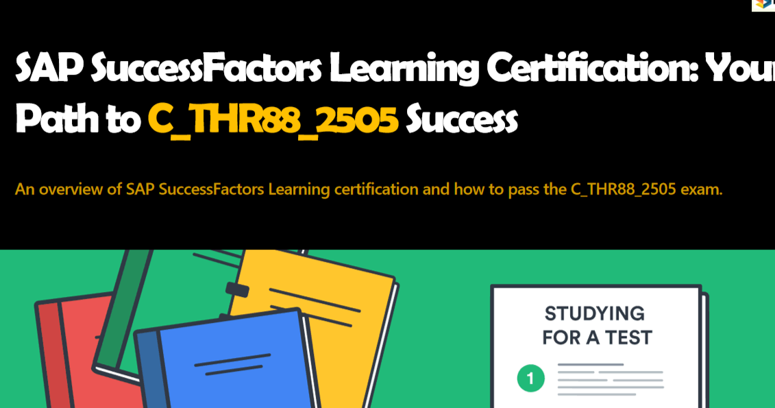 SAP SuccessFactors Learning C_THR88_2505 Dumps