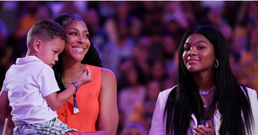 Candace Parker and the Sparks Retire 2-Time MVP's Jersey
