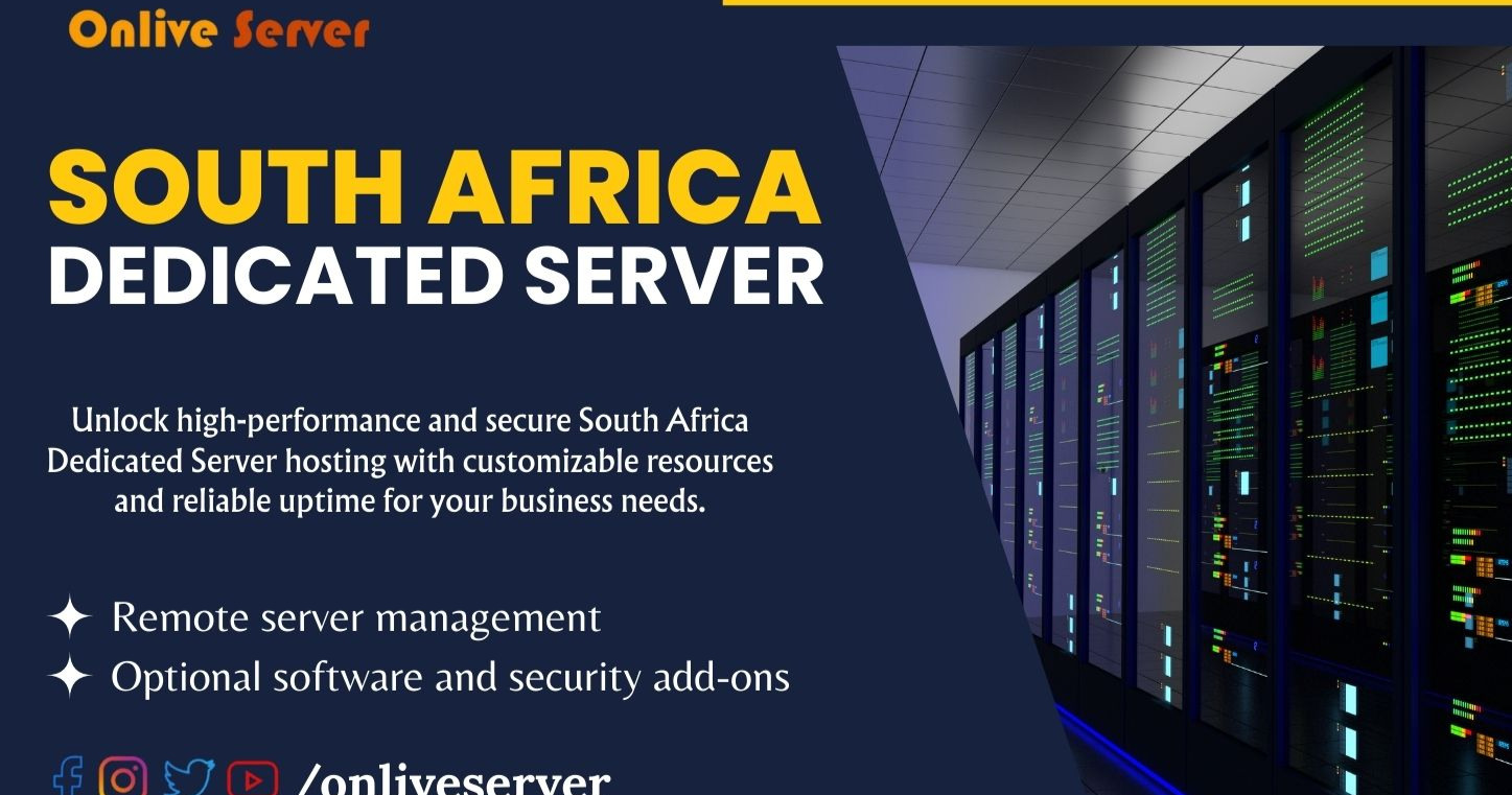 Experience True Control and Speed with Onlive Server's South Africa Dedicated Server