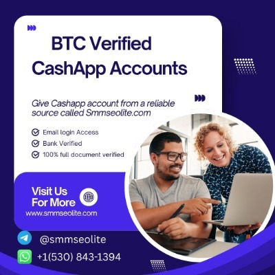 BTC Verified CashApp Accounts-100% Verified & BTC Enable